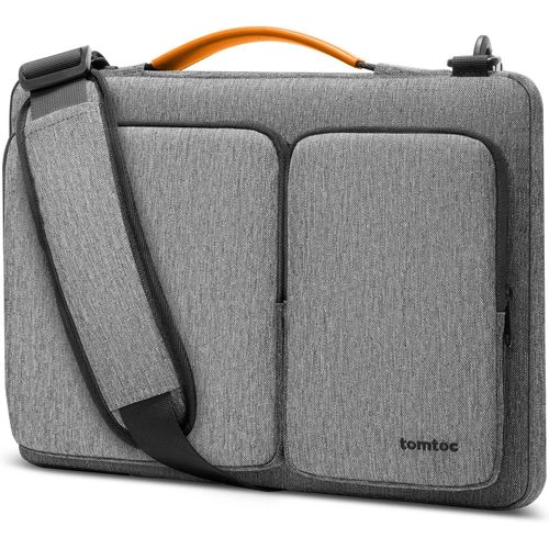 360° Military Grade Protection Housse Laptop Bag,Pochette Ordinateur d¿ordinateur Étanche Avec Bandoulière pour Ordinateurs 13/14/15/16/17 Pouces,Spécialement Adapté pour MacBook.[V553]