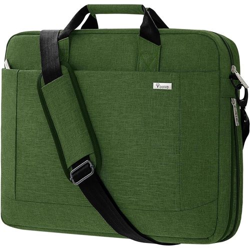 Grande sacoche pour ordinateur portable de 17"",17,3"",17,4"",extensible,étanche,peut être placée sur une valise,compatible avec Macbook Dell HP,vert