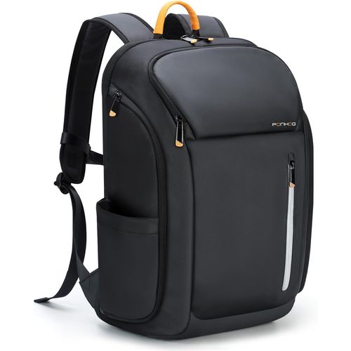 Sac à Dos Homme 40L-Grande Capacité Sac Ordinateur Portable 18,4 Pouces avec Poche Anti-Vol,Ouverture 180° et Tissu Anti-Éclaboussures,Approuvé TSA pour Voyages d'Affaires,Travail(Noir)