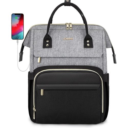 Sac a Dos Femme,Sac a Dos Feminin pour Ordinateur 15,6/17 Pouces,Sac Ados PC Portable pour Collège Affaire Travail Voyage,Sac à Dos.[V245]