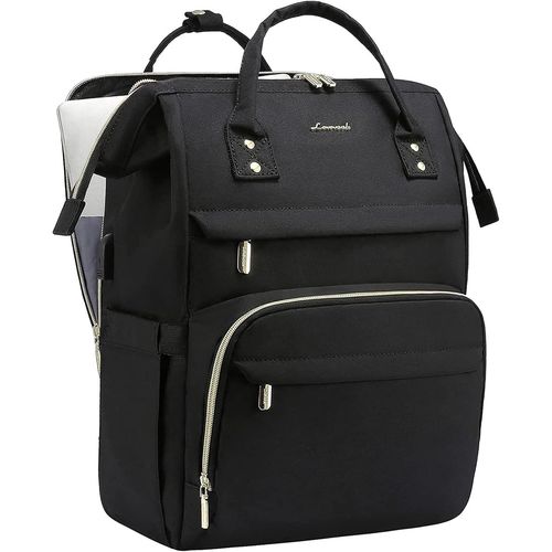 Sac à Dos pour Ordinateur 14 15.6 17 Pouces,Sac Ados Femme Imperméable,Sac a Dos PC Portable élégant avec Port de Chargement USB,pour Collège Affaires.[V407]