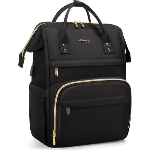 Sac à Dos pour Ordinateur 14 15.6 17 Pouces,Sac Ados Femme Imperméable,Sac a Dos PC Portable élégant avec Port de Chargement USB,pour Collège Affaires.[V417]