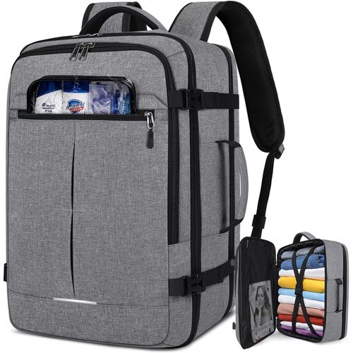 Sac à Dos Cabine Avion Sac à Dos de Voyage Homme Imperméable Sac à Dos Bagage à Main Grand Sac à Dos pour Ordinateur Portable 17,3 Pouces 40L.[V419]
