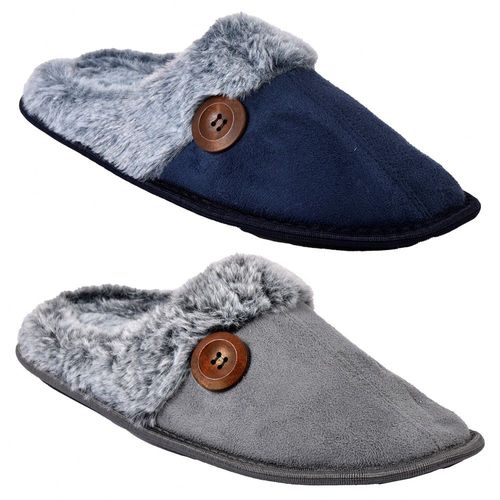 Pantoufle Suedine Mbs01570 Pack De 2