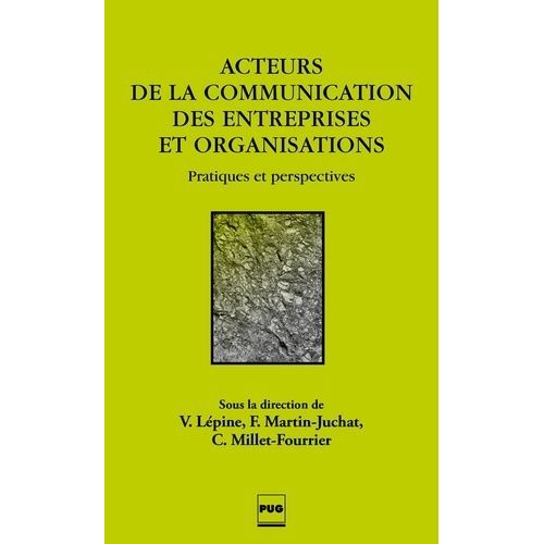 Acteurs De La Communication Des Entreprises Et Organisations - Pratiques Et Perspectives
