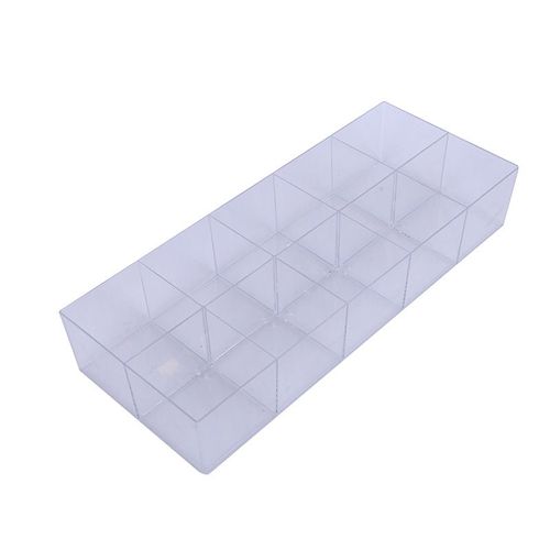 Dix grille Boîte de rangement Boîte de rangement Cosmétique Coton Pad Cosmétique Boîte de rangement Boîte à bijoux Boîte de rangement Support Papillon Coton Pad Boîte de rangement Boîte de rangement