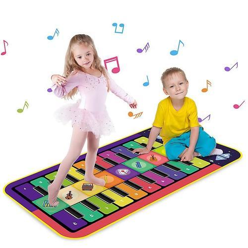 Tapis de musique de piano, tapis de musique de danse pour enfants