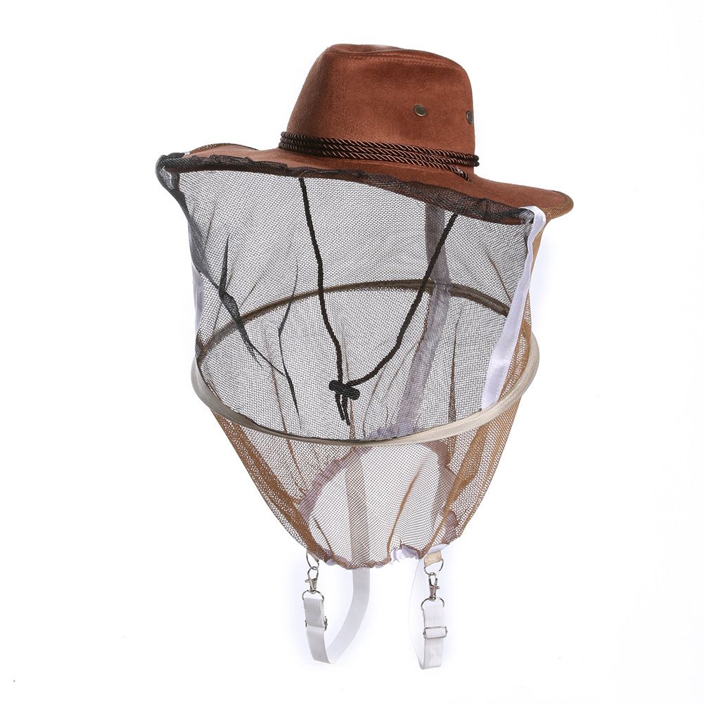 Chapeau Anti-Abeille Chapeau De Protection Pour L'apiculture Chapeau D'abeille De Cow-Boy 1 Pièce