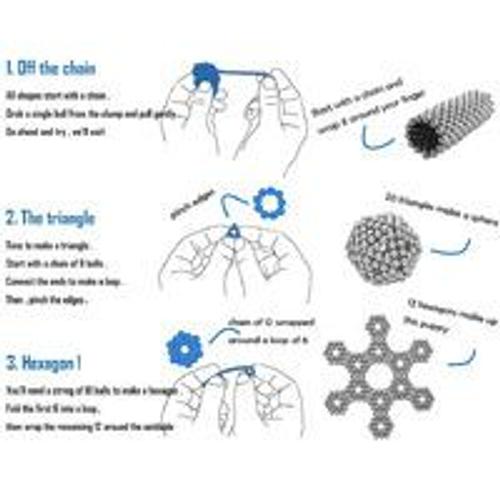 Instructions d'assemblage pour sphère en billes magnétiques 