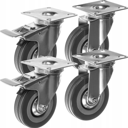 Roues Industrielles - 4 Pcs