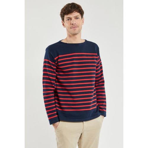 Fileuse D Arvor Marinière Lamaneur - Fileuse D'arvor Homme Rich Navy/Braise S