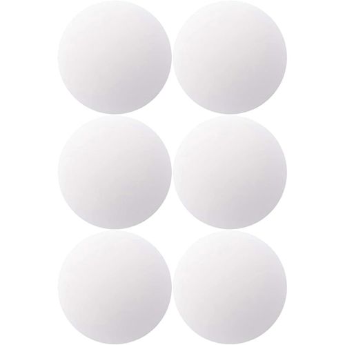 Clicksell-Butée De Porte Murale/Sol 6 Pièces | Bloc Porte Autocollant En Silicone Blanc 4x4cm | Arrêt De Porte Avec Protection Poignée & Stop Porte | Idéal Porte Intérieure Placards Chambre Salle De