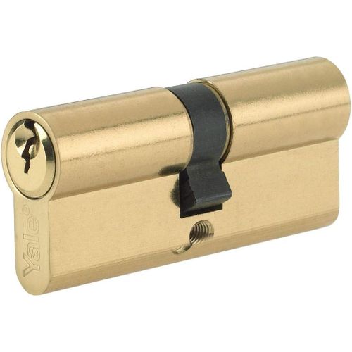 CLICKSELL-P-Ed4050-Pb ¿ Cylindre De Serrure Euro ¿ 40/50 (100 Mm) / 40:10:50 ¿ Finition Laiton ¿ Sécurité Standard