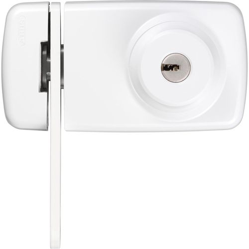 CLICKSELL-532795 7035 W Verrou De Porte Avec Cylindre Intérieur Et Extérieur Et Entrebâilleur Blanc