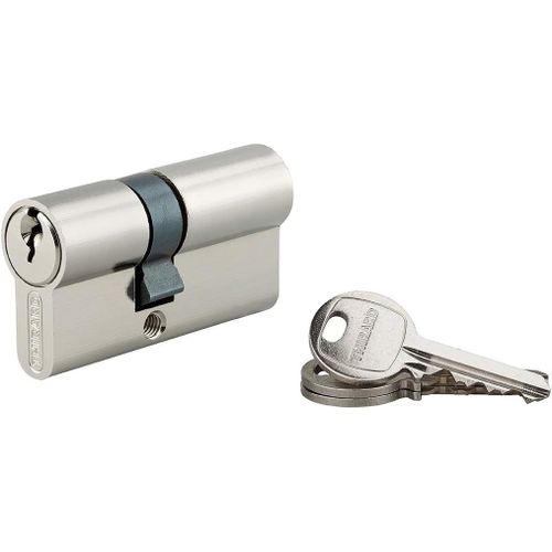 CLICKSELL-Cylindre À Clé Crantée 25 X 35 Mm Nickelé 3 Clés