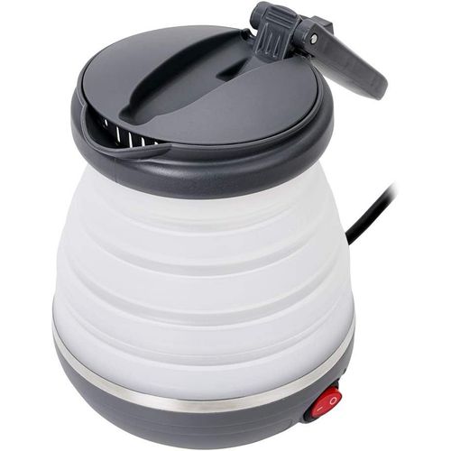 CLICKSELL-Ad 1279 Ad1279 Bouilloire Électrique, 750 W, 0.6 Liters, Blanc Et Gris Foncé