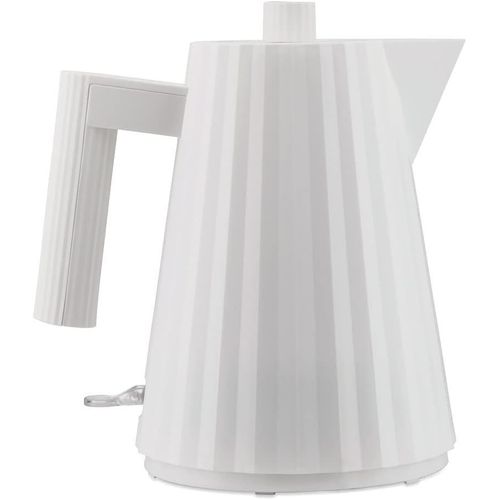 CLICKSELL-Plissé Mdl06/1 W-Bouilloire Électrique Design, En Résine Thermoplastique, Fiche Européenne 2400W, 100Cl, Blanc