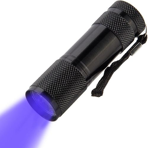 CLICKSELL-Mini Ultra Violet Led Lampe De Poche/Lumière Noire, Uv Lampe De Poche Led, 395Nm, Pet Urine Et Détecteur De Taches, Trouver Les Taches Sur Les Vêtements, Moquettes Ou Tapis