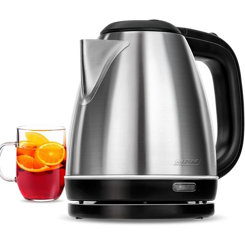 CLICKSELL-Mcz-84M Bouilloire Électrique, Capacité 1 L, Sans Fil, Acier Inoxydable, Sans Bpa, Arrêt Automatique, 1600W