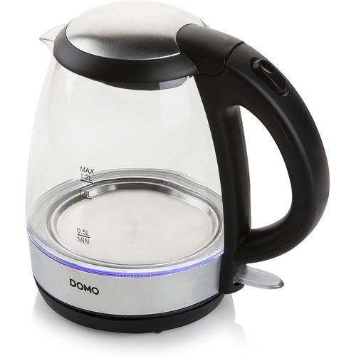 CLICKSELL-Do9218Wk Bouilloire 1,2 L 2200 W Noir, Argent
