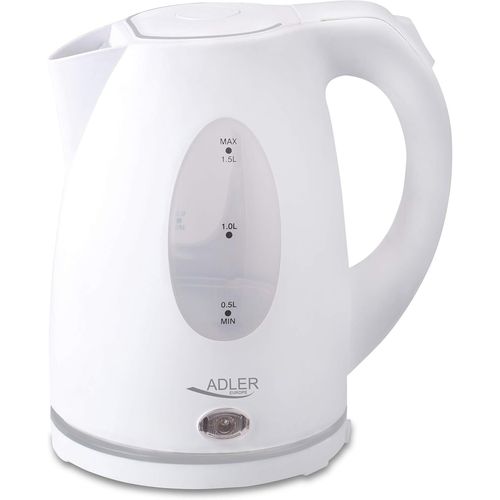 CLICKSELL-Ad 1207 Bouilloire Électrique, 2000 W, 1.5 Liters, Blanc