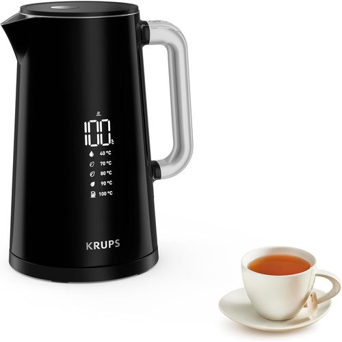 CLICKSELL-Bw8018 Smart'N Light Bouilloire Électrique 5 Niveaux De Température Affichage Numérique 30 Minutes Fonction De Maintien Au Chaud | Auto-Off | Capacité 1,7 L | Construction Double Paroi | No