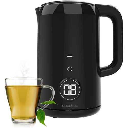 CLICKSELL-Bouilloire Électrique Thermosense 600 Touch Neo. 1,7 L, Écran Tactile, 2200 W, Intérieur En Acier Inoxydable, 7 Niveaux De Température, Arrêt Automatique, Noir