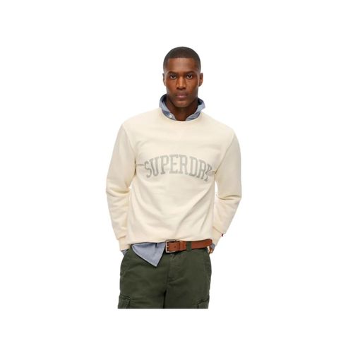 Sweat Superdry Athletic Essentials Homme Beige