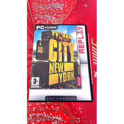 Tycoon City: New York, Jeu Pc Cd-Rom, Simulation De Gestion Urbaine,Vendu Par Blaspo