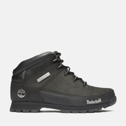 Timberland - Bottine Mi-Haute À Lacets Euro Sprint Pour Homme En Noir, Homme, Noir, Taille: 50