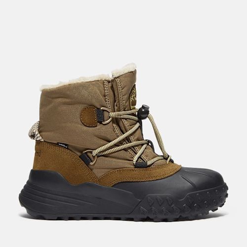 Timberland Bottine De Neige Mishaute Doublure Chaude Imperméable Moriah Range Pour En Vert Vert
