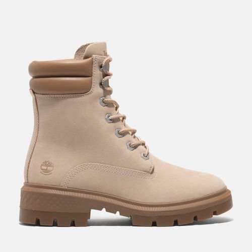 Timberland Bottine Mishaute Imperméable Lacets Cortina Valley Pour En Beige Clair Beige