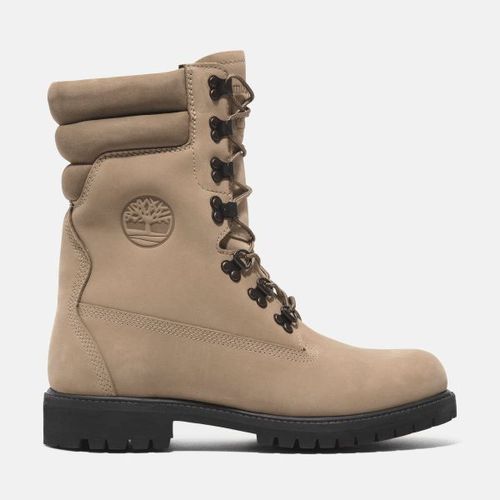 Timberland Botte Haute Lacets Timberland Premium Pour En Beige Beige