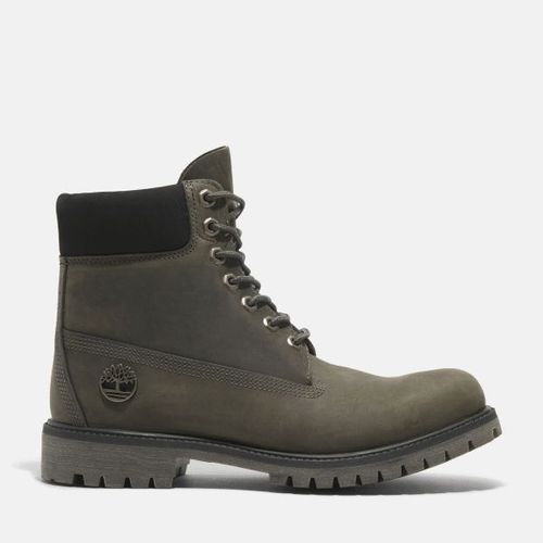 Timberland - 6-Inch Boot Imperméable À Lacets Timberland Premium Pour Homme En Gris, Homme, Gris, Taille: 41.5