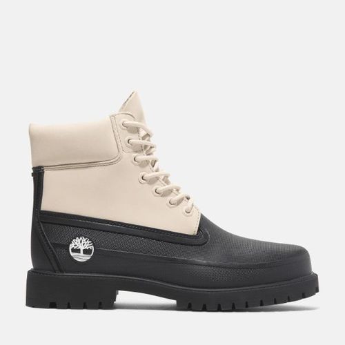 Timberland - 6-Inch Boot Imperméable À Lacets Timberland Heritage Pour Homme En Noir, Homme, Noir, Taille: 46