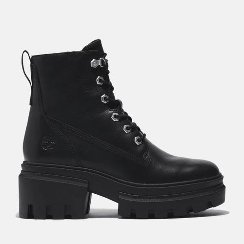 Timberland Bottine Mishaute Lacets Everleigh Pour En Noir Noir