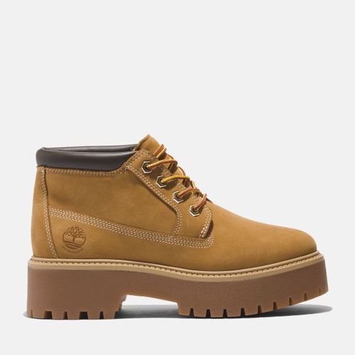 Timberland Bottine Mishaute Imperméable Lacets Stone Street Pour En Jaune Jaune