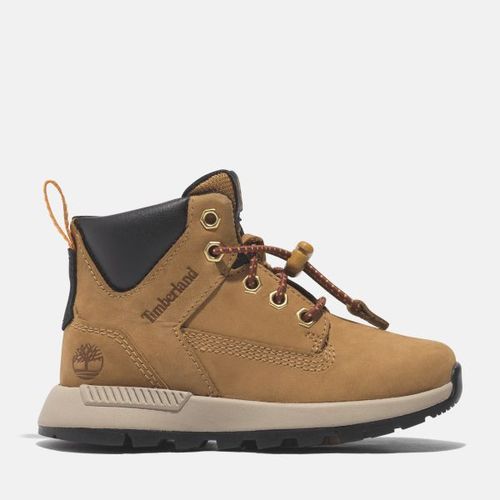 Timberland - Basket Mi-Haute À Lacets Killington Trekker Pour Tout-Petit En Jaune, Jaune, Taille: 27
