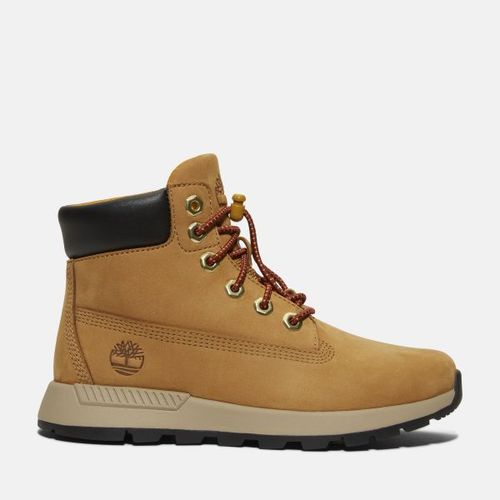 Timberland Basket Mishaute Lacets Killington Trekker Pour Junior En Jaune Jaune