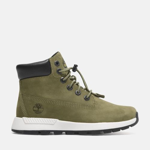 Timberland Basket Mishaute Lacets Killington Trekker Pour Junior En Vert Vert