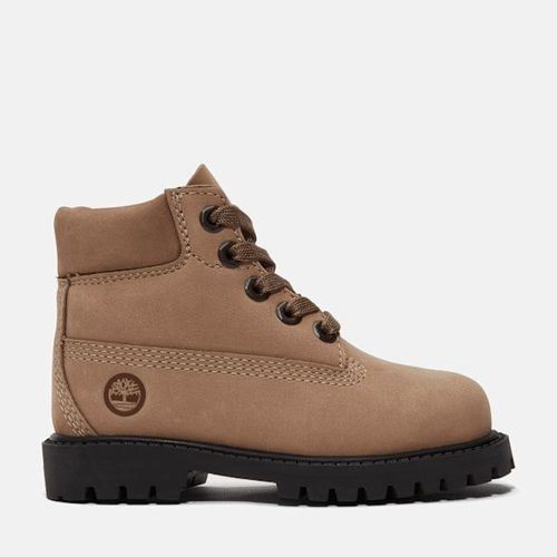 Timberland - 6-Inch Boot Imperméable À Lacets Timberland Premium Pour Tout-Petit En Beige, Beige, Taille: 30