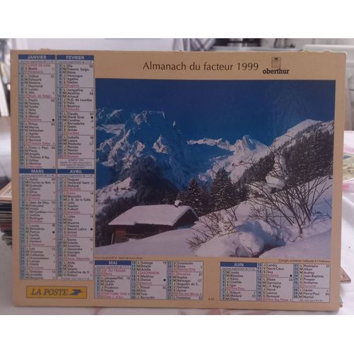 Almanach Du Facteur 1999 .
