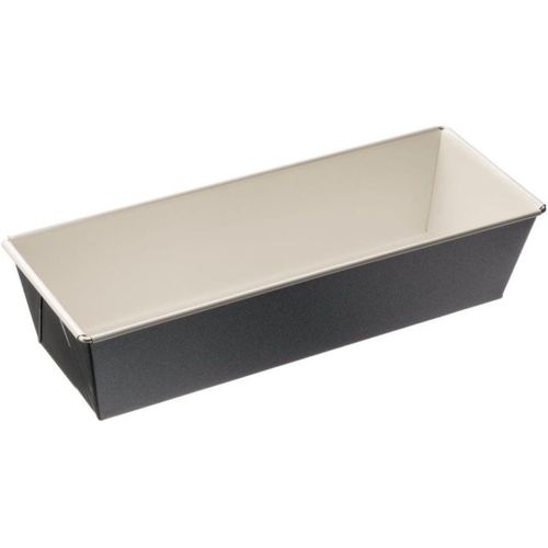 KALANKA-Dr Oetker 4855 Moule à cake, Moule à gâteau, Moule à gâteau rectangulaire, Moule en céramique, Cake, Acier inoxydable, Céramique, Crème, Gris anthracite, 30 cm x 13 cm x 7,5 cm
