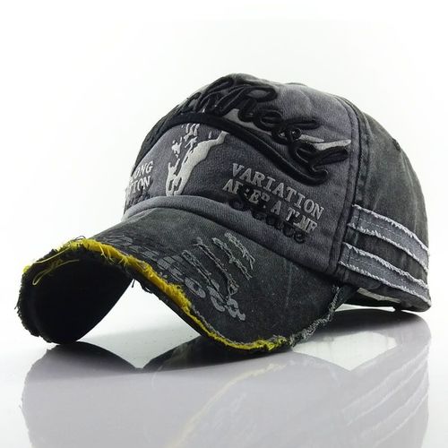 Casquette De Baseball Texte Graffiti Casquette Délavée Chapeau De Soleil Cowboy