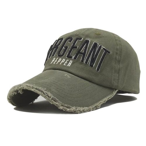 Casquette De Baseball Hip Hop Chapeau De Langue De Canard Brodé (Version Usée)
