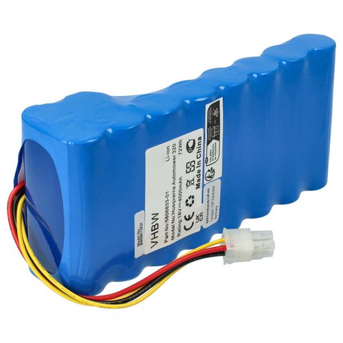 vhbw Bloc de batteries remplacement pour Husqvarna 593 11 41-05, 593 11 41-04 pour robot tondeuse (4000mAh, 18V, Li-ion)