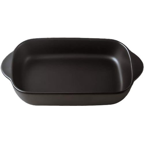 Kalanka-Noir Petits Plat Four Rectangulaire En Céramique Pour Four-Plat À Gratin/Lasagn-23x 12,5 Cm¿550ml¿