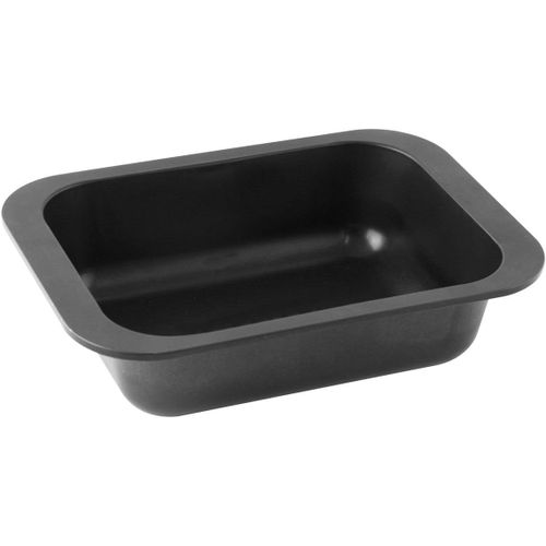 Kalanka-7280 Petit Plat À Four Rectangulaire, Plat À Four, Plat À Gratin Individuel, Acier, Noir, 27 X 17,5 X 6 Cm