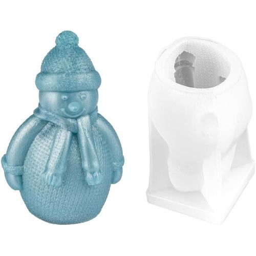 Kalanka-Moule En Silicone Bonhomme De Neige | Taille De La Figurine : 9,6 Cm X 6,4 Cm X 5,2 Cm