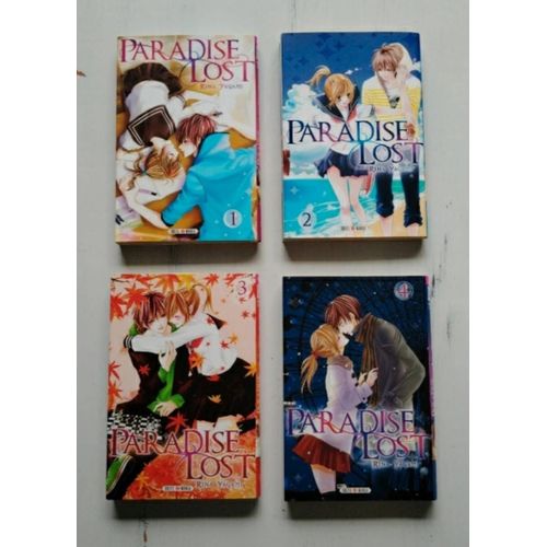Lot De 4 Tomes Mangas Shojo Romance "Paradise Lost" De Rina Yagami